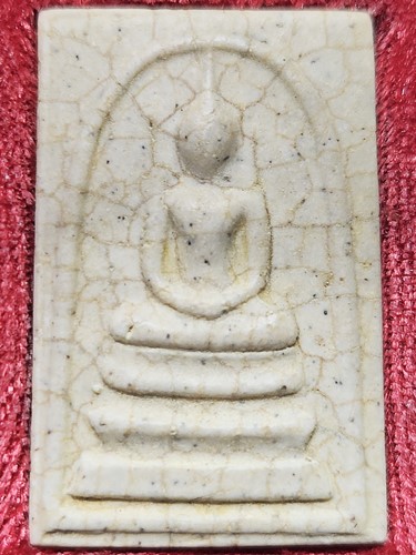 วัดระฆังโฆสิตาราม กทม พระสมเด็จ รุ่นอนุสรณ์ 122 ปี 22 มิถุนายน 2537 พิมพ์ใหญ่ เนื้อแตกลายงา 