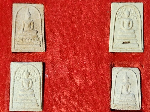 วัดอินทาราม สมุทรสงคราม  พระสมเด็จ หลวงพ่อโต - หลวงพ่อเปิ่น ปี 2535 