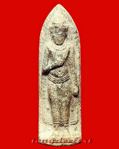 พระร่วงหลังรางปืน เนื้อตะกั่วสนิมแดง วัดพระแท่นดงรัง จ.กาญจนบุรี สวยมากค่ะ