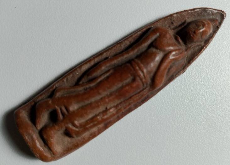 พระลีลาเนื้อดิน สูง 7 เซนฯ 