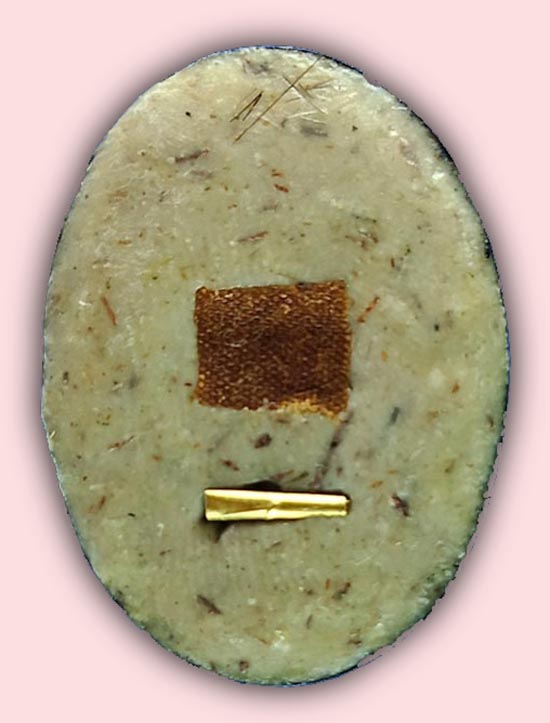 ล็อกเก็ตฉากฟ้าเบอร์ ๑ รุ่นมหามงคล 99 ปี หลวงปู่ทองพูล เขมเปโม สำนักสงฆ์ถ้ำจำปาทอง ราชบุรี ปี 2558