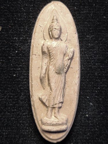 25 พุทธศตวรรษ พระลีลา 25 พุทธศตวรรษ ปี 2500 เนื้อดิน  กล่องเดิม