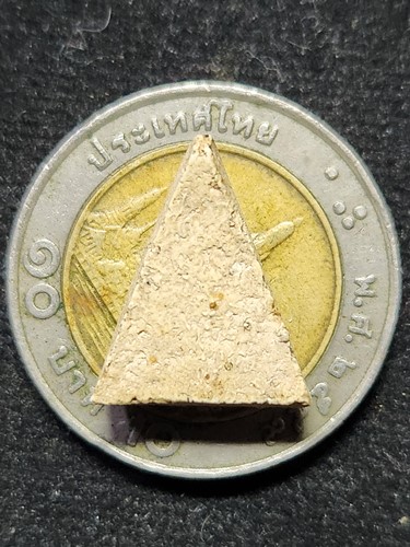 วัดระฆังโฆสิตาราม กทม พระผง หลวงปู่นาค พิมพ์คะแนน สามเหลี่ยม