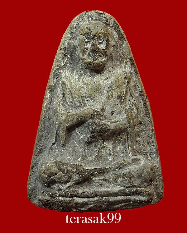 พระรูปเหมือนสมเด็จโต พรหมรังสี วัดประสาทฯ กทม. เนื้อเทา ปี2506