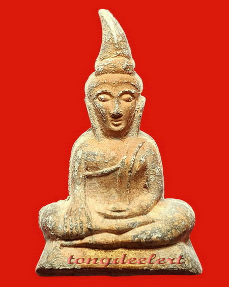 พระท่ากระดานวัดต้นลำไย จ.กาญจนบุรี เนื้อตะกั่วสนิมแดงกรุศรีสวัสดิ์แท้ ๆ พิมพ์ใหญ่ สวยมากค่ะ