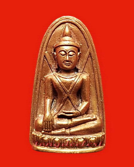 พระบุเรงนอง หลวงพ่ออุตตมะ วัดวังก์วิเวการาม จ.กาญจนบุรี ฉลองอายุ 84 ปี เนื้อทองแดง สวยมากค่ะ