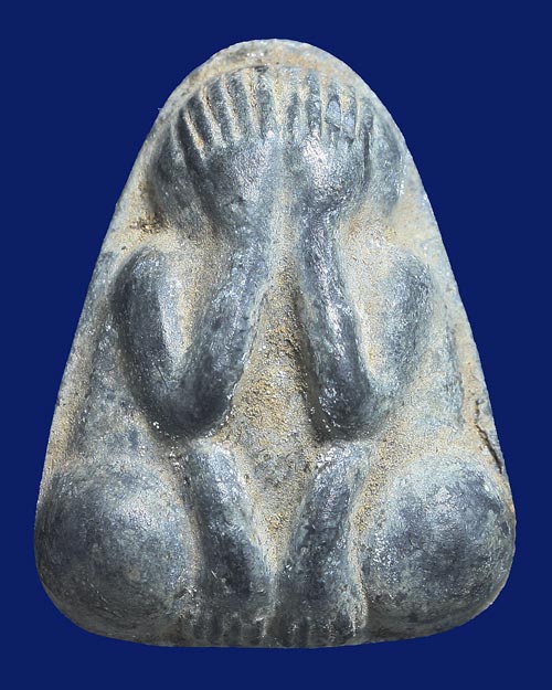 พระปิดตาเนื้อตะกั่วนมควาย สูตรอาจารย์นำ รุ่นบารมี พ่อท่านนำ ชินวโร รุ่น 2 วัดดอนศาลา พัทลุง 2555