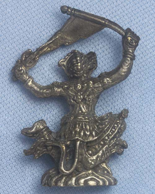 หนุมานเชิญธง หล่อโบราณ หลวงพ่อแล วัดพระทรง จ.เพชรบุรี เนื้อช้อนส้อม ปี 2545