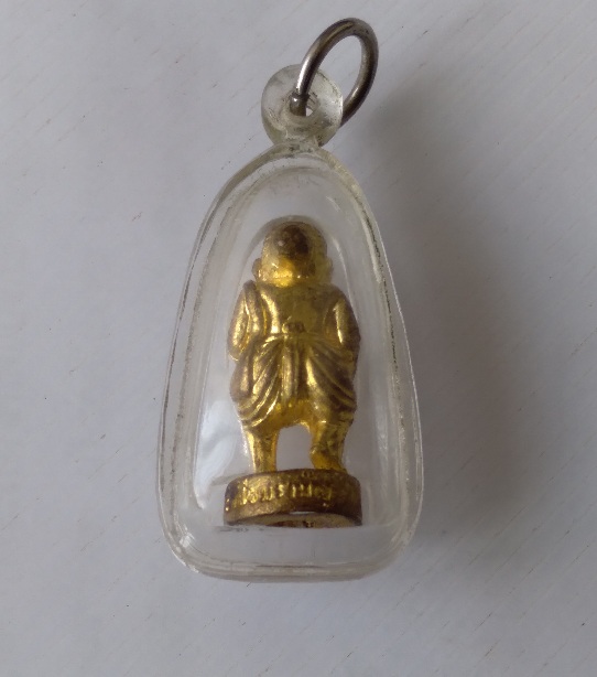 รูปหล่อชูชกอาจารย์แดง วัดป้อมรามัญ จ.อยุธยา