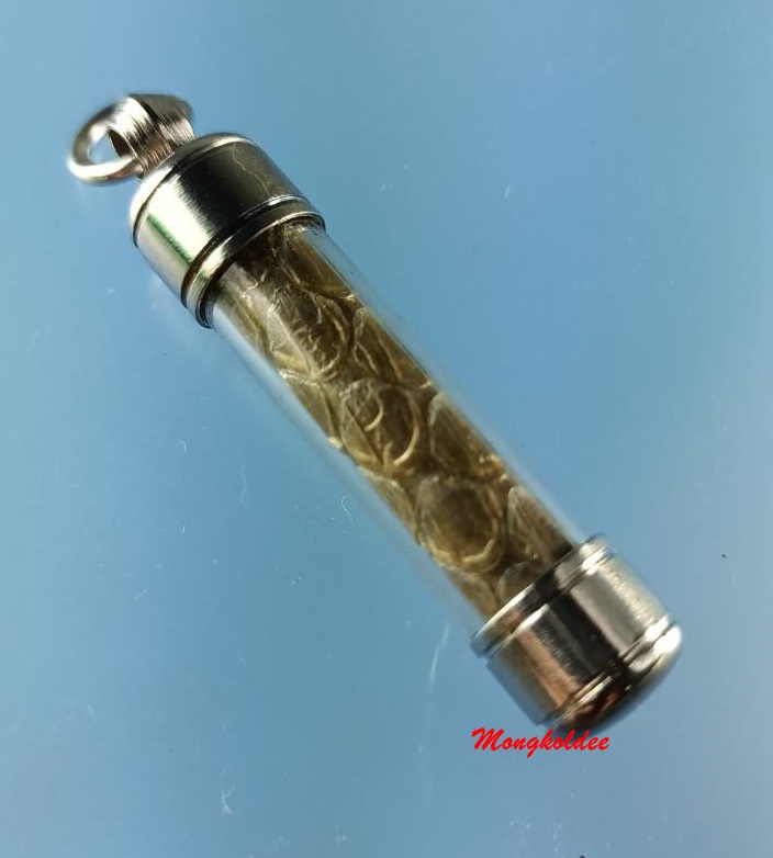 ตะกรุดพญานาคราช โชคลาภ เมตตาพระอาจารย์อมร อมโร วัดแก้วนอก (วัดโบราณ) จ.พระนครศรีอยุธยา ปี53 