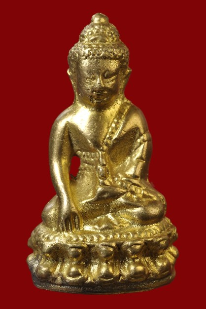 ปี 2517 พระกริ่งชินบัญชร หลวงปู่ทิม อิสริโก เนื้อกะไหล่ทององค์ที่ 3 โค๊ตศาลาและโค๊ตนะ