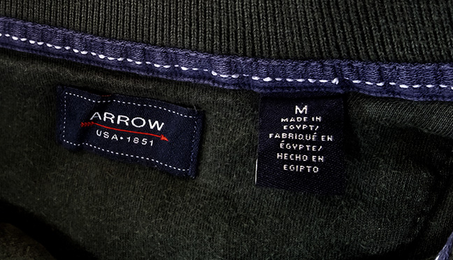 เสื้อโปโล ARROW USA.ของแท้ ไซส์ใหญ่ครับ