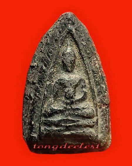 พระพุทธชินราชเนื้อผงใบลาน หลวงปู่ดี วัดเทวสังฆาราม(วัดเหนือ)จ.กาญจนบุรี ปี 2481 ค่ะ