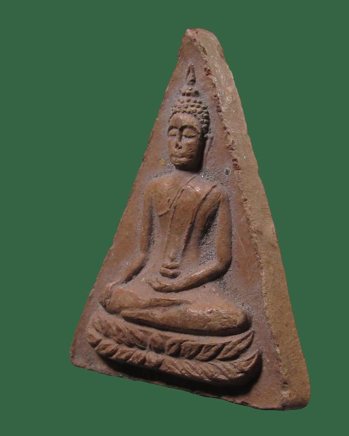 **เคาะแรก**พระพุทโธบัวบาน หลวงพ่อสังวาลย์ เขมโก พิมพ์ สองจุด  ปี2507 จ.สุพรรณบุรี