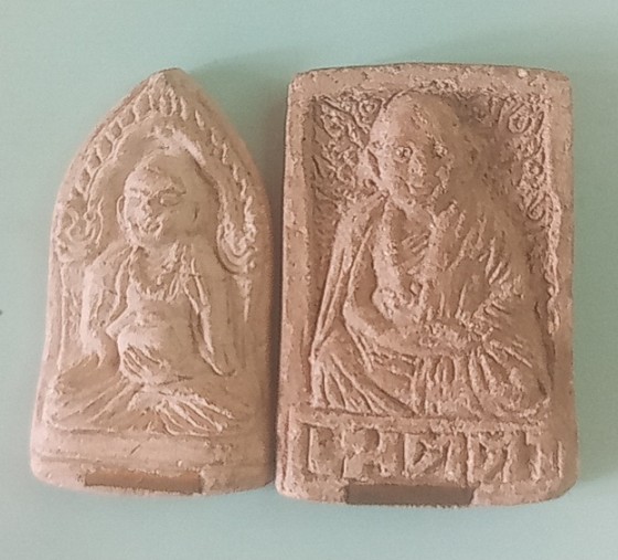 พระผงรูปเหมือนรุ่นแรกครูบาอริยชาติ จังหวัดเชียงราย/มี2 องค์