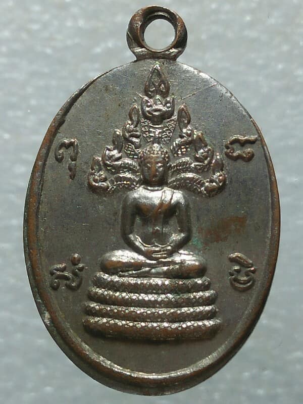 เหรียญรุ่น๑ หลวงปู่บุญมา หลังพระนาคปรก อายุ๑๑๐ ปี 