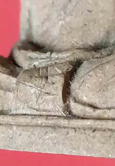 รูปลอยองค์เนื้อว่าน หลวงปู่อิง โชติโญ อายุ 116 ปี วัดโคกทม รุ่นเจริญลอย 