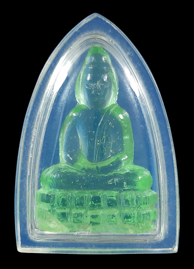 พระแก้ว หลวงพ่อเจียง วัดเจริญสุขาราม จ สมุทรสงคราม รุ่น3 