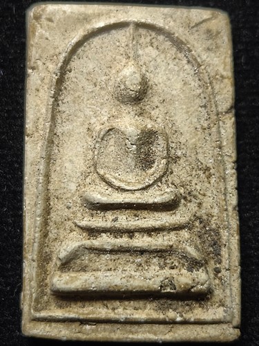 วัดระฆังโฆสิตาราม กทม  พระสมเด็จ หลวงปู่นาค พิมพ์ขาโต๊ะ  หลัง ตราแผ่นดิน 