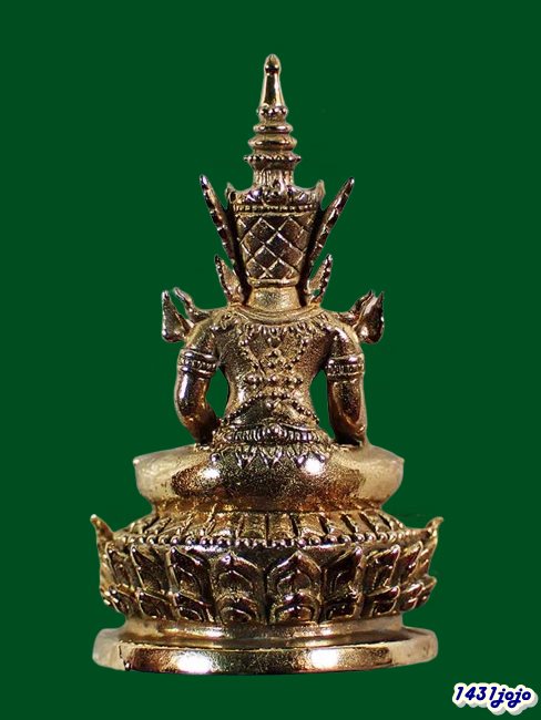 พระกริ่งนางพญาทรงเครื่อง พิมพ์ใหญ่ เนื้อขันลงหิน รุ่นเศรษฐีนางพญา ปี 2555 วัดนางพญา จ.พิษณุโลก