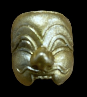 #หน้ากากมโนราห์ (พรานบุญ) พระอาจารย์ประสูติ วัดในเตา จ.ตรัง รุ่น"บารมีไหว้ครู ๕๑" ปี ๒๕๕๑