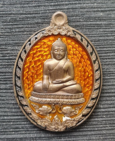 เคาะแรกแดง..ลพ.สำเร็จศักดิ์สิทธิ์ ๖๓..เนื้อชนวนลงยาเหลือง กล่องเดิม..วัดหนองสะเดา สระบุรี / ส่ง ems