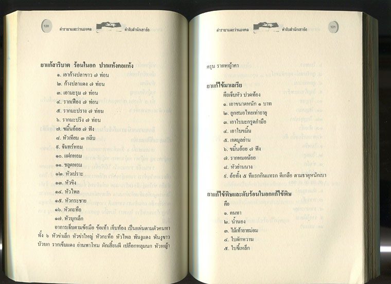 หนังสือ ตำรายา และว่านมงคล ตำรับสำนักเขาอ้อ 