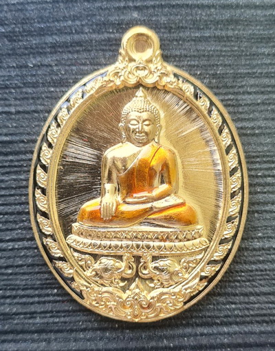 เคาะแรกแดง..ลพ.สำเร็จศักดิ์สิทธิ์ ๖๓..สัมฤทธิ์ลงยาขอบดำ กล่องเดิม..วัดหนองสะเดา สระบุรี / ส่ง ems