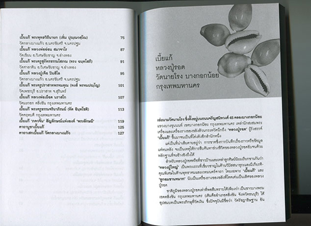 หนังสือ เบี้ยแก้ กันคุณไสยเปี่ยมพลังแห่ง เมตตามหานิยม 