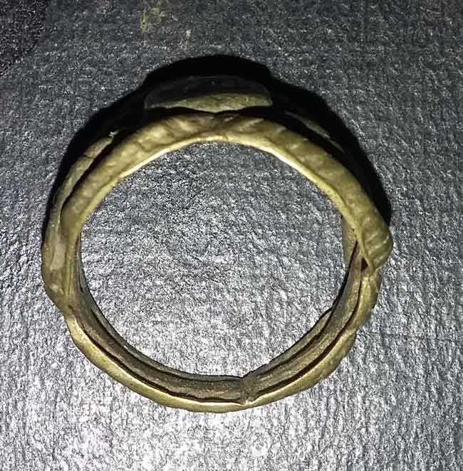 แหวนเกลียวเชือก หัวนะโมเก่า