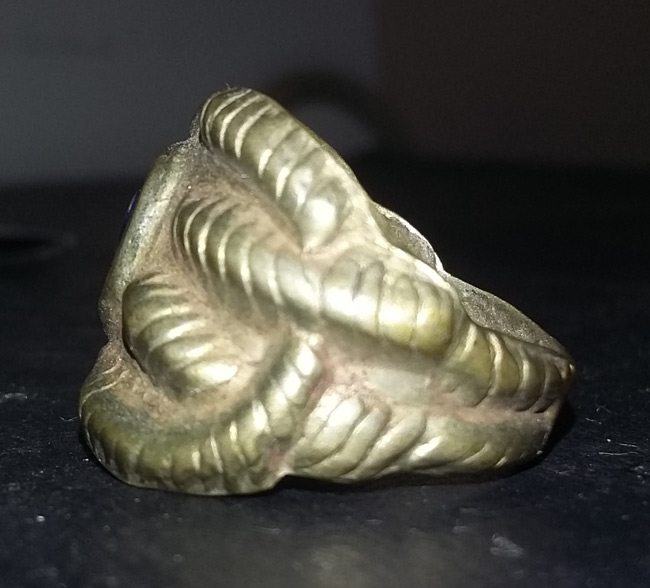 แหวนเกลียวเชือก หัวนะโมเก่า