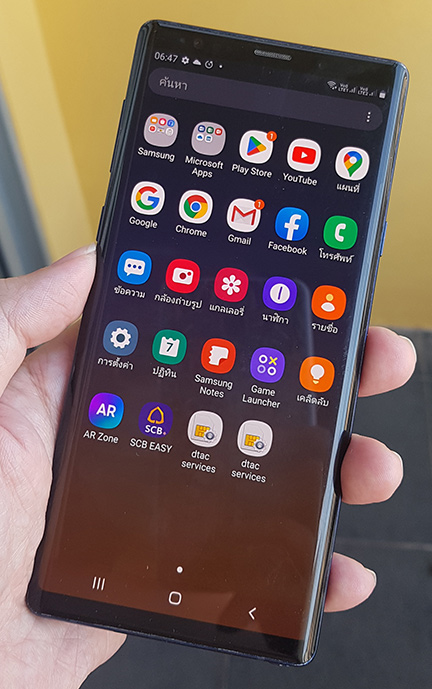 Samsung Note9 Blue 6/128 สภาพสวย ใช้งานปกติ ทั้งกล้อง ปากกา เล่นเน็ต โทรเข้าออก กระจกหน้าจอ Golilla
