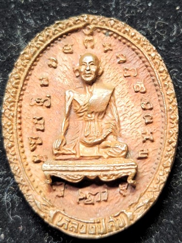 วัดศรีนวลธรรมวิมล กรุงเทพฯ เหรียญหล่อหลวงปู่ศุข วัดปากคลองมะขามเฒ่า หลังหลวงพ่อทวีศักดิ์ (เสือดำ) 