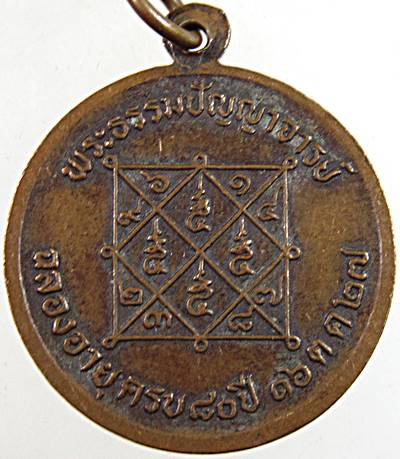 ๒๐ เหรียญพระธรรมปัญญาจารย์  ฉลองอายุครบ ๘๐ ปี