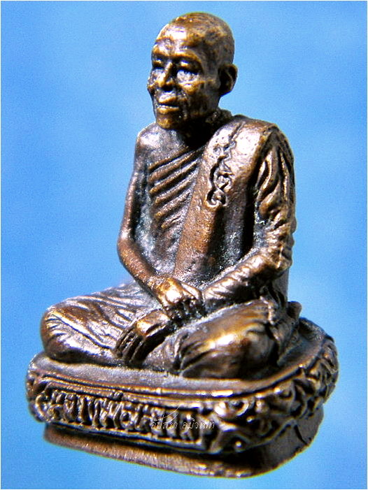 พระรูปหล่อหลวงพ่อหยอด วัดแก้วเจริญ จ.สมุทรสงคราม