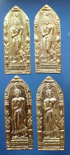 พระลีลากำแพงนิ้ว หลวงพ่อขอม วัดไผ่โรงวัว สุพรรณ พ.ศ.๒๕๐๕ จำนวน 3 องค์*169