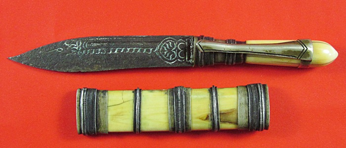 มีดหมอปากกาด้ามงาปลอกงา 