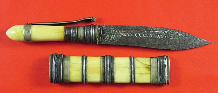 มีดหมอปากกาด้ามงาปลอกงา 