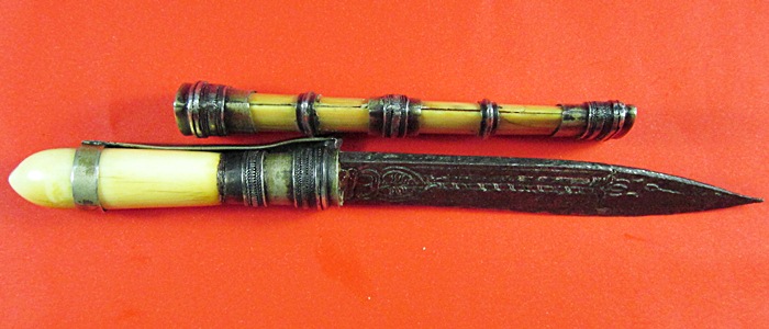 มีดหมอปากกาด้ามงาปลอกงา 