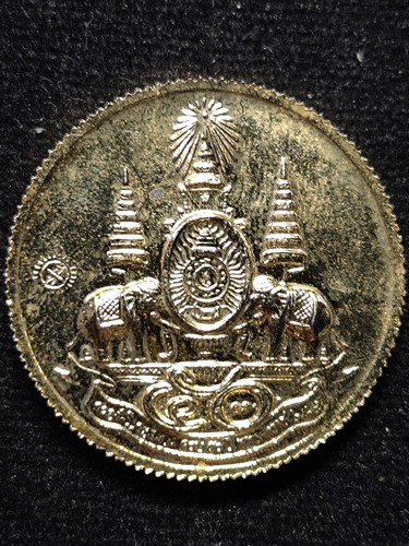 วัดสุทัศน์เทพวราราม กทม เหรียญพระอรหันต์ นนทิมิตร ปางปราบมังกร สร้าง ปี 2539  กะไหล่ทอง