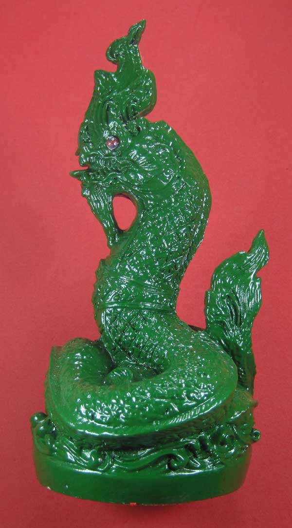 พญานาคราชเจ้าปู่ศรีสุทโธ คำชะโนด ขนาดบูชา ฐาน2.5 นิ้ว สูง 5 นิ้ว หมายเลข + มีจาร