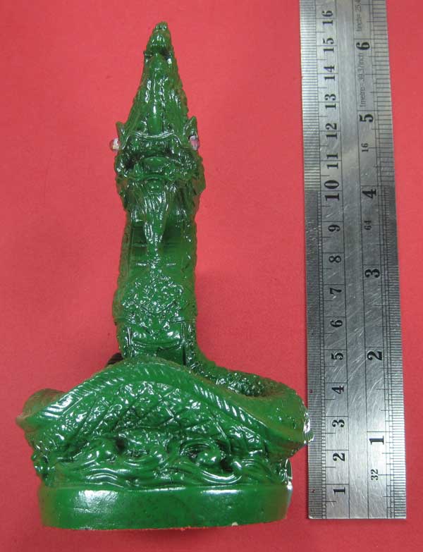 พญานาคราชเจ้าปู่ศรีสุทโธ คำชะโนด ขนาดบูชา ฐาน2.5 นิ้ว สูง 5 นิ้ว หมายเลข + มีจาร