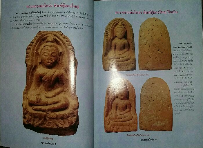 หนังสือ ประวัติและวัตถุมงคลยอดนิยม หลวงพ่อโหน่ง วัดคลองมะดัน จ.สุพรรณบุรี  