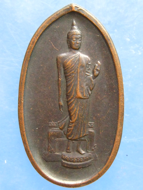 เหรียญพระศรีศากยะทศพลญาณ หลัง ภปร ปี2525