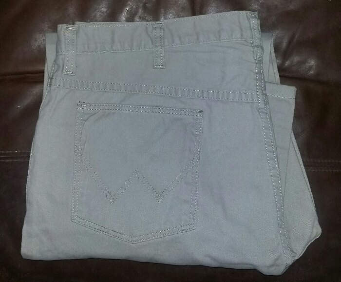 กางเกง WRANGLER NWZ REGULAR STRAIGHT สีเนื้อ