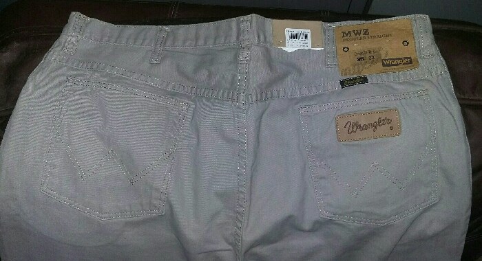 กางเกง WRANGLER NWZ REGULAR STRAIGHT สีเนื้อ