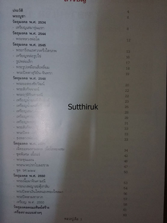 หนังสือ อมตวัตถุมงคลยอดนิยม หลวงปู่เจือ วัดกลางบางแก้ว จ.นครปฐม 