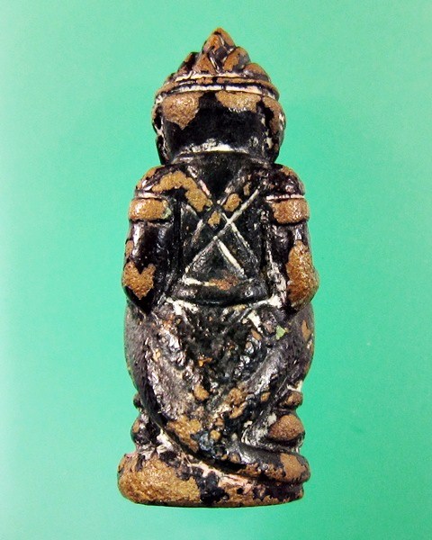 หนุมานเนื้อโลหะผสมลงรักเก่าสวยครับ