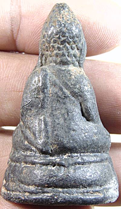 รูปหล่อพระพุทธเนื้อชินกรอบ ๑ นิ้ว