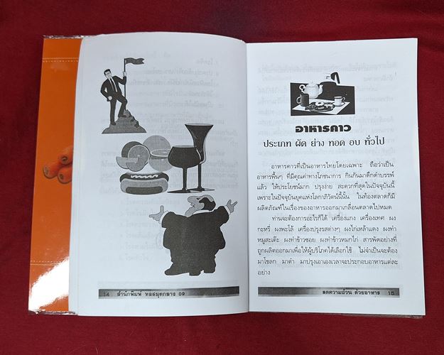 (ปิด39) หนังสือลดความอ้วนด้วยอาหาร "โดยหมอธีรพันธุ์" 12.5x18.2ซ.ม. (สภาพมือ2)